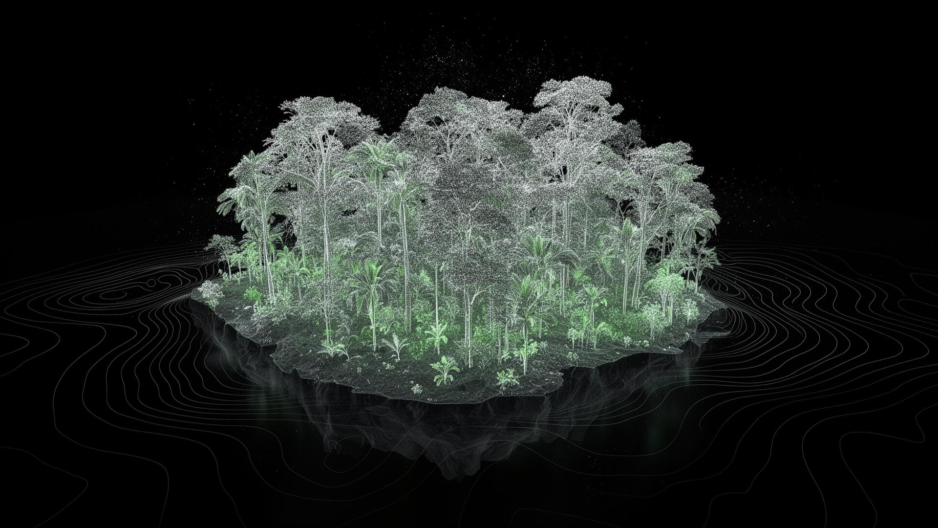 Floresta geoespacial — BiomeTrace