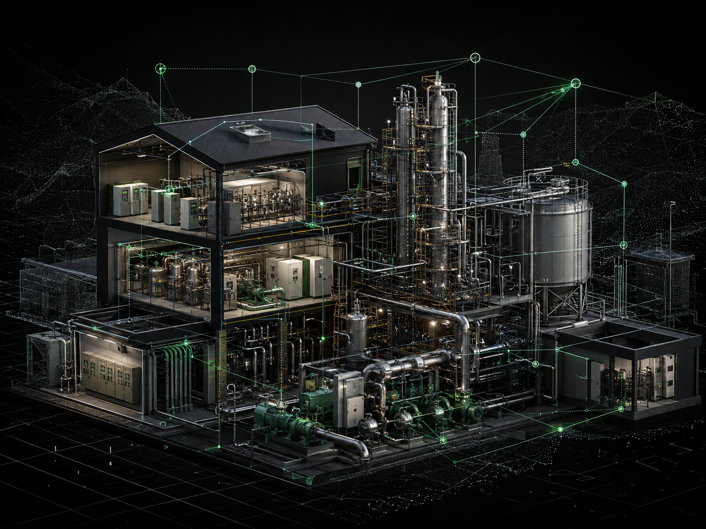Industrial Asset Graph: o contexto da operação, modelado. Objetos • relações • lineage • permissões
